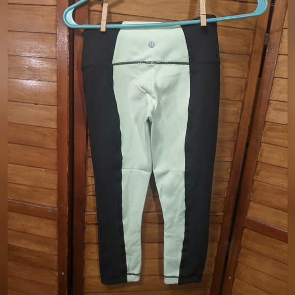 Lululemon Wunder Under Crop Bonded Stripe Capri Legging XXS - Picture 2 of 5